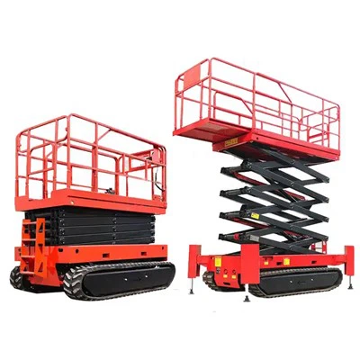 Platforma za dizanje škarama na gusjenicama