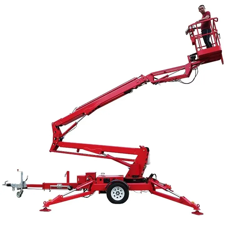 Towable Telescopic Boom Lift Tables